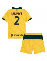 Otroške Nogometnih dresov AC Milan Pervis Estupinan #2 Tretji 2025-26 Kratki rokavi (+ hlače)